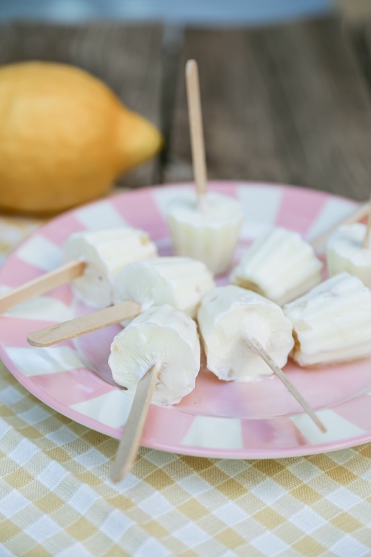 recette de Yaourt glacé au citron confit