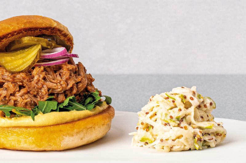 Burger au porc effiloché
