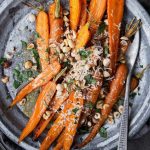 Carottes rôties au four au Gruyère