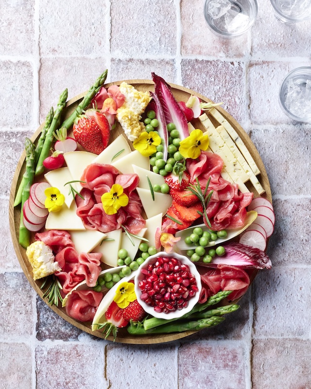 recette de Planche apéritive au carpaccio de boeuf