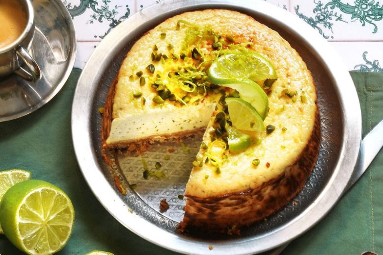 Cheesecake courgette et citron