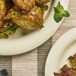 Croquettes de petits pois au zaatar