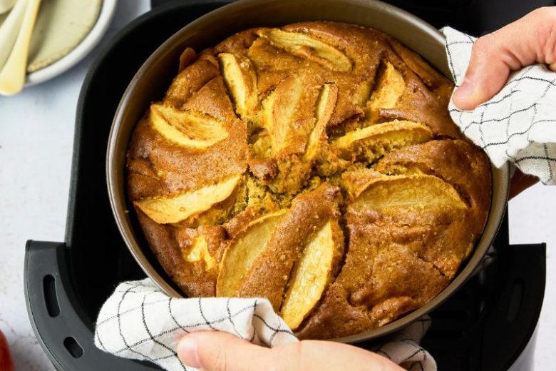 Gâteau moelleux aux pommes au airfryer