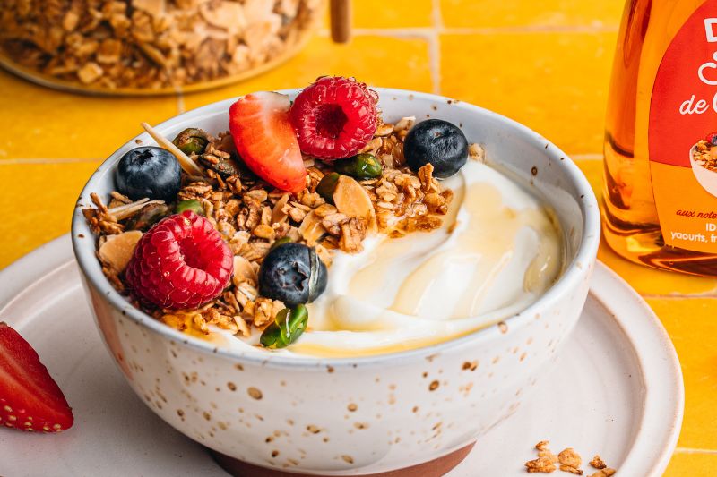 Granola maison au sirop de canne