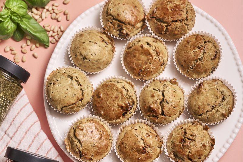 Muffins au pesto genovese