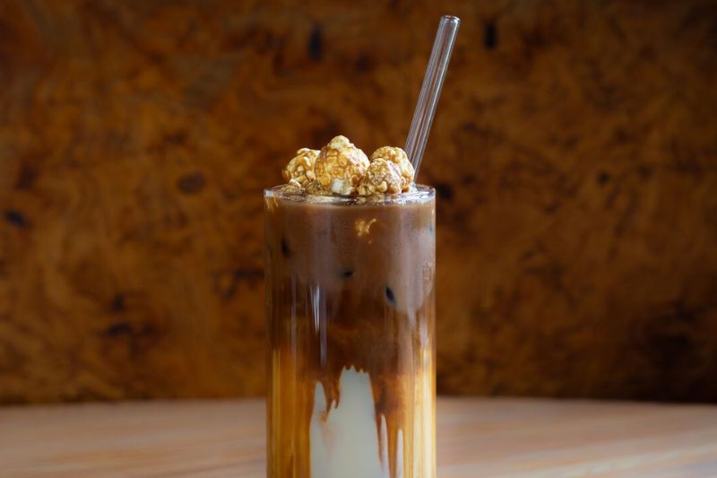 Latte popcorn sucré-salé
