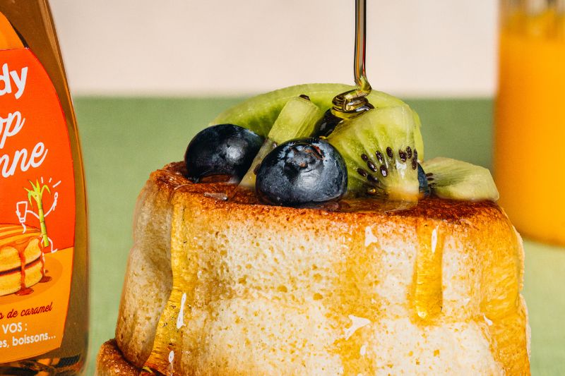 Fluffy pancakes japonais