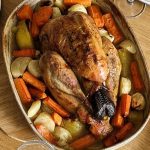 Pintade farcie aux petits-suisses