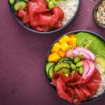 Poké bowl au gravlax de boeuf