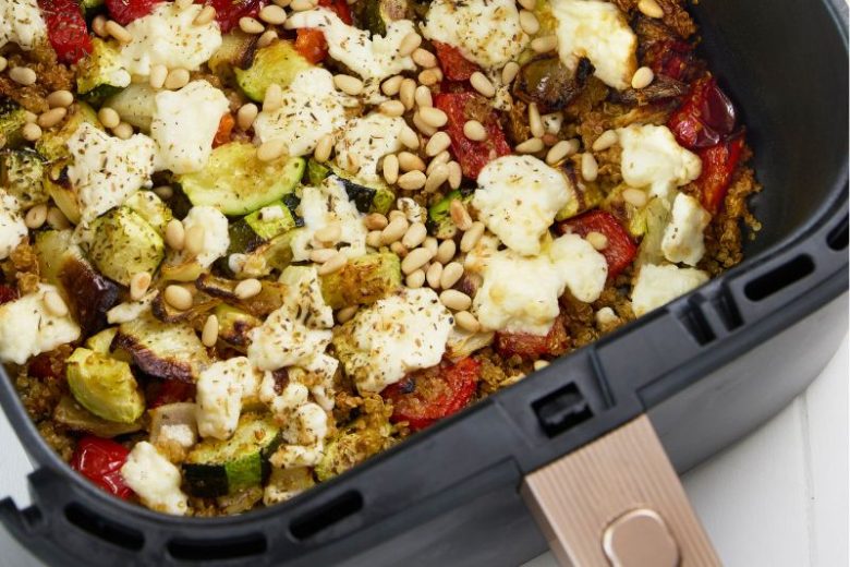 Quinoa légumes rôtis et feta