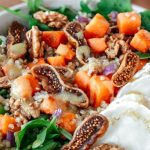 Salade à la figue et au chèvre