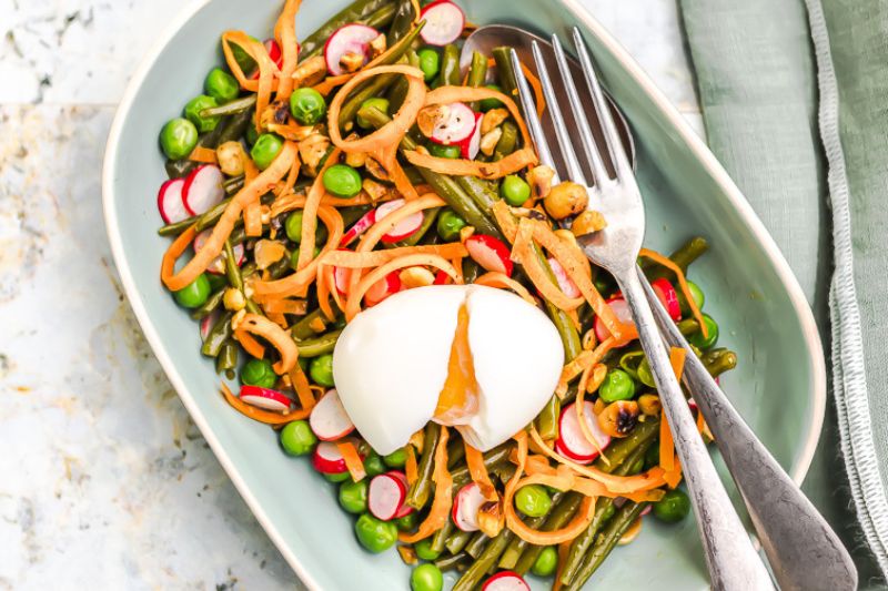 Salade de haricots à huile d’olive