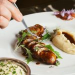 Saucisse de Toulouse et purée Robuchon