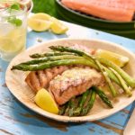 Saumon grillé et beurre blanc