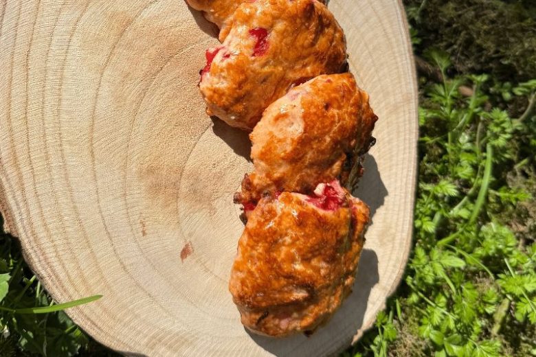 Scones aux fraises