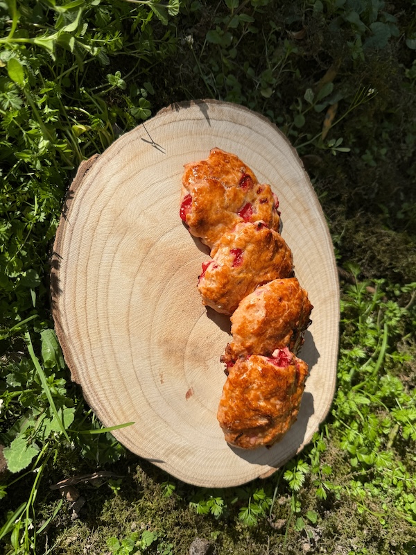 recette de Scones aux fraises