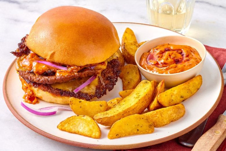 Smash burger de merguez