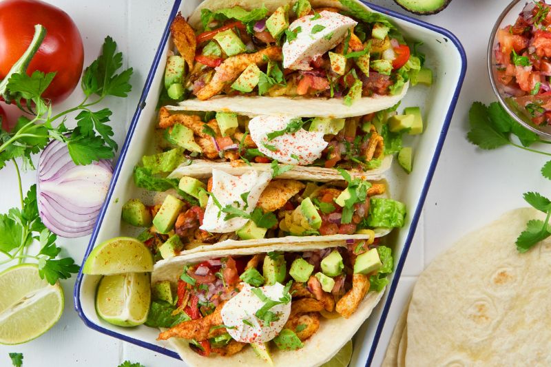 Tacos de poulet au airfryer