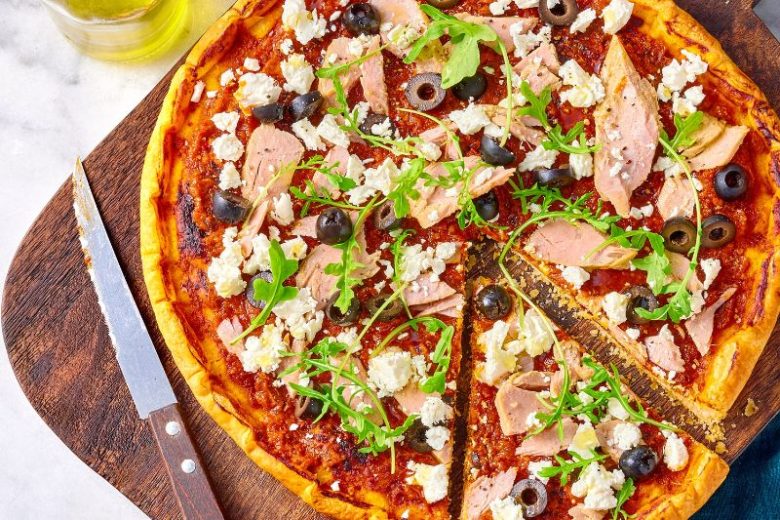 Tarte fine thon-feta