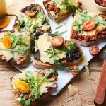 Tartines à l’Etivaz et trio de tapenades