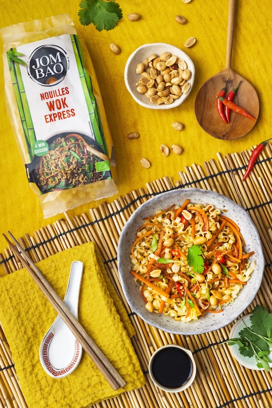 recette de Nouilles sautées à la citronnelle