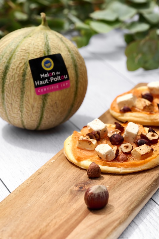 recette de Tarte fine melon feta