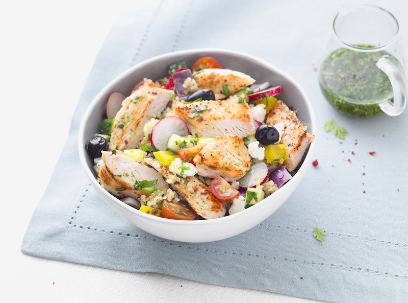 recette de Salade de dinde à la grecque
