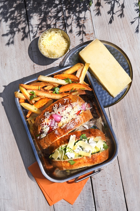 recette de Rolls au crabe et au Cantal jeune