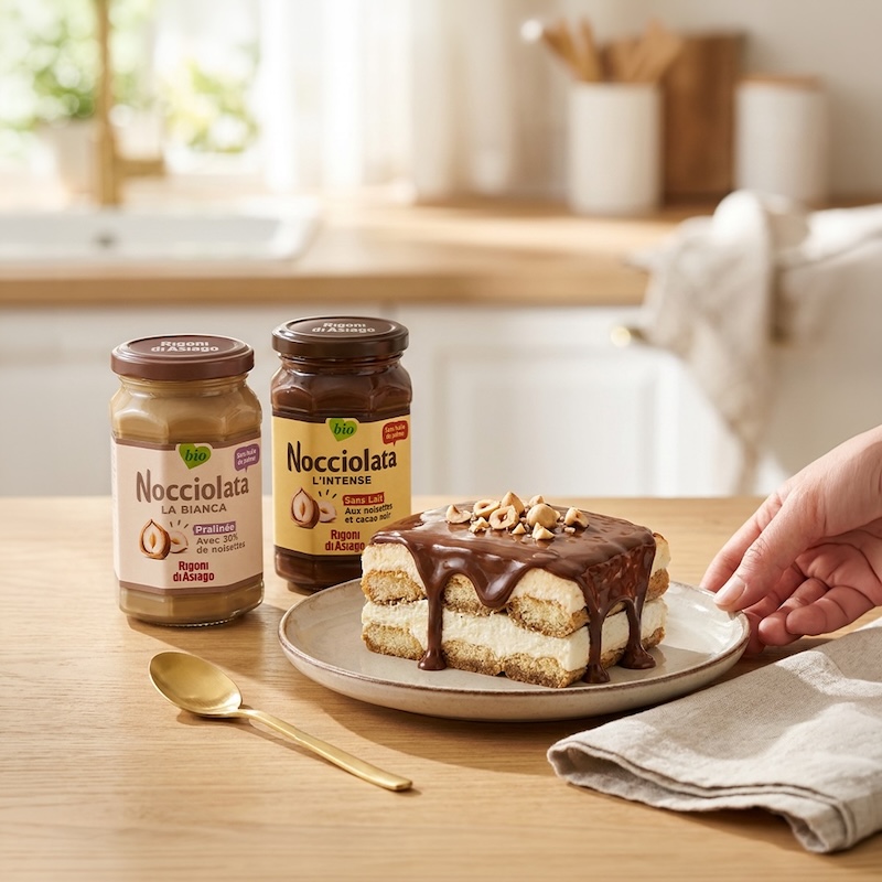 recette de Tiramisu aux deux Nocciolata