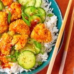 Bowl de poulet frit au chili