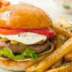Smash burger au fromage frais