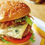 Cheeseburger maison au Bresse Bleu
