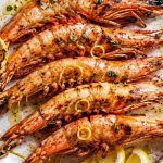 Grosses crevettes au Pastis