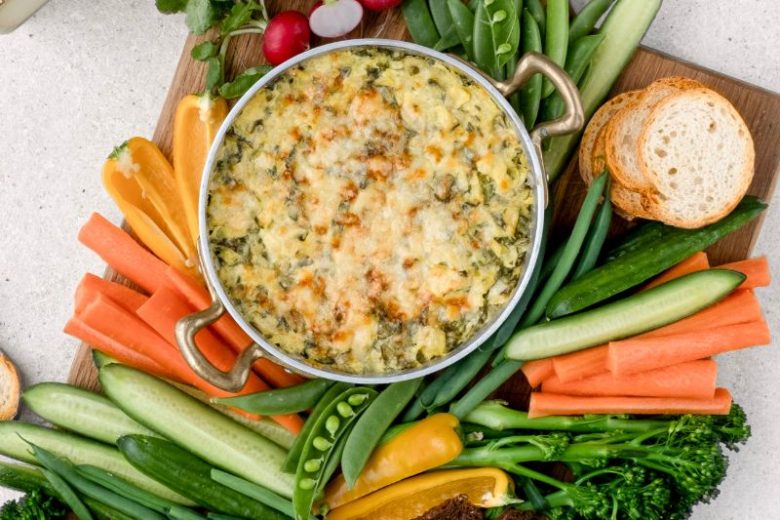 Dip d’artichauts au Gruyère