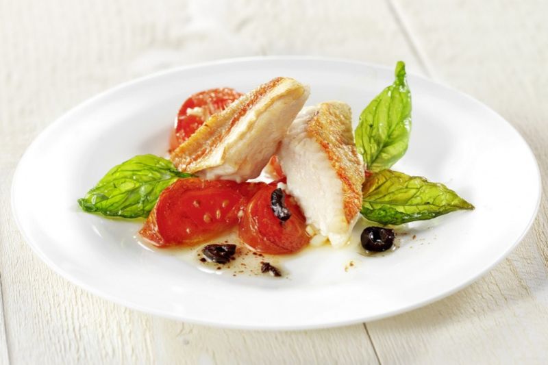 Grondin rouge à la plancha