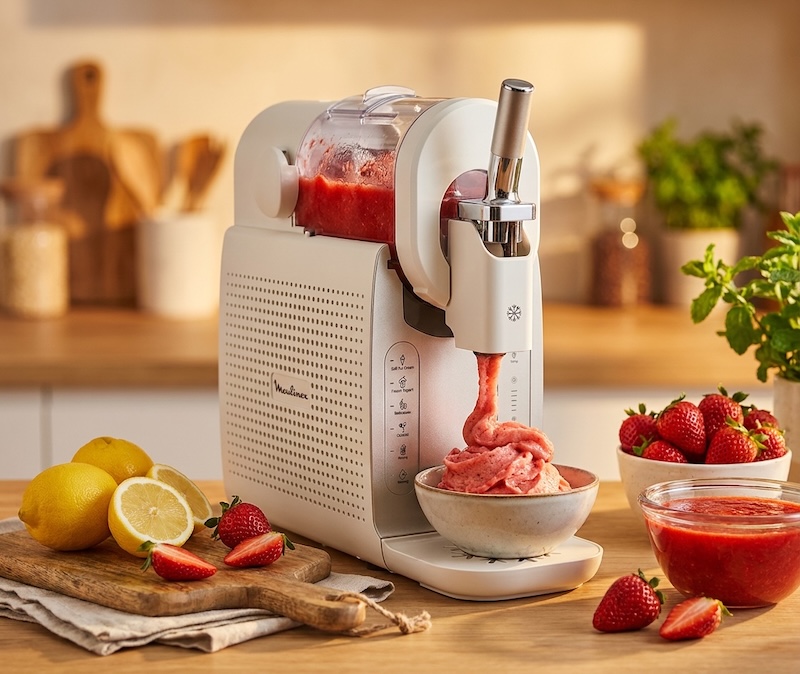 recette de Sorbet de fraises fraîches