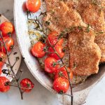 Petites escalopes de poulet panées