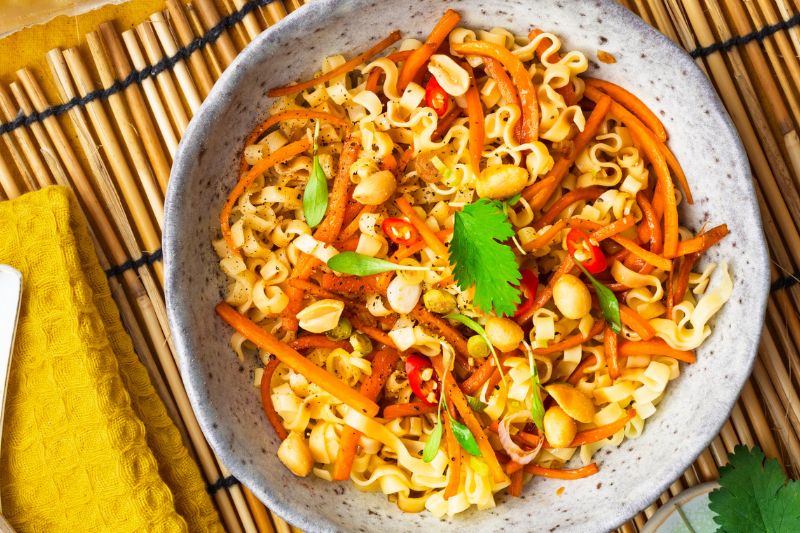 Nouilles sautées à la citronnelle