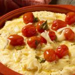 Polenta au Morbier et tomates confites