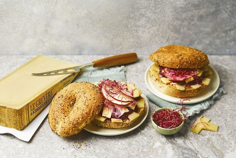 recette de Bagel au Gruyère AOP Réserve