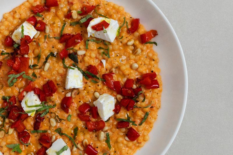 Risotto de couscous perlé