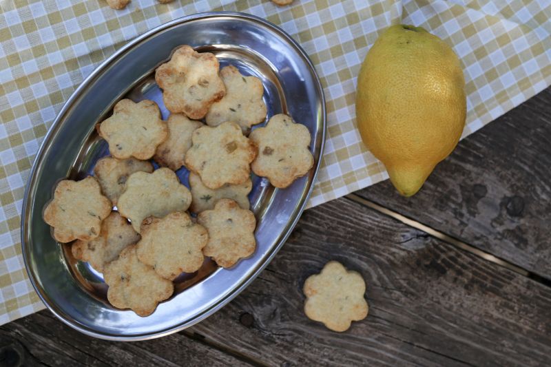 Petits sablés au citron confit