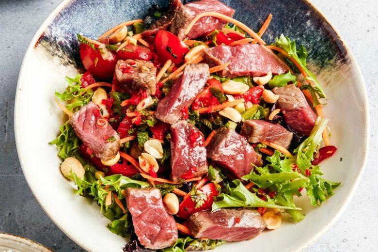 Salade de boeuf thaï à l’huile