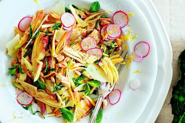 Salade d’artichauts crus Pecorino