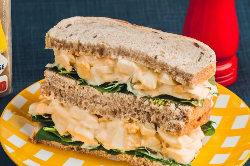Sandwich à la salade d’oeufs