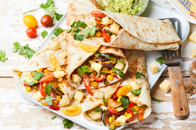 Tacos d’été sauce guacamole