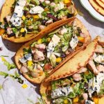 Tacos de poulet au Bleu de Causses
