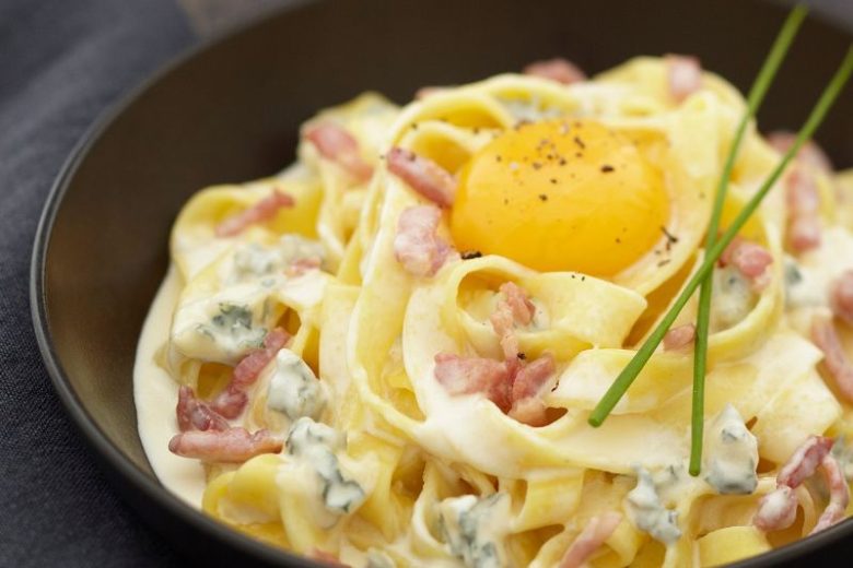 Tagliatelles gourmandes au Bresse Bleu