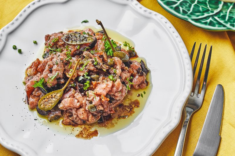 Tartare de veau à l’italienne