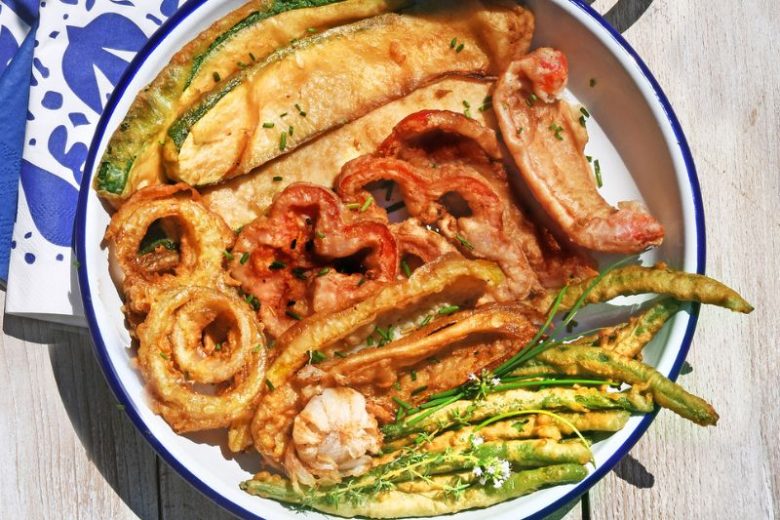 Tempura de légumes sauce au Langres